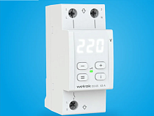 Реле напряжения однофазное цифровое на DIN-рейку WELROK D2-63 63А 50-400В картинка